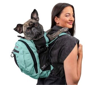 K9 Sport Sack Plus Size Small Summer Mint Dog Carrier Backpack 10"L X 9"W X 17"H